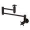 Kingston Brass KS8105DX Wall Mount Pot Filler Kitchen Faucet, Oil Rubbed Bronze KS8105DX - alternate 1